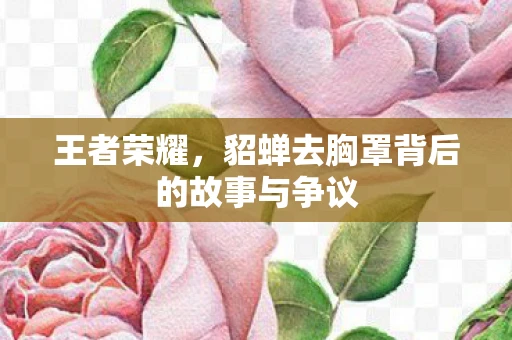 王者荣耀，貂蝉去胸罩背后的故事与争议