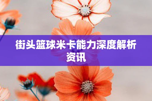 街头篮球米卡能力深度解析资讯