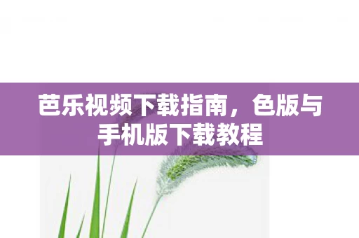 色版与手机版下载教程图片