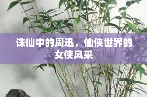 诛仙中的周迅，仙侠世界的女侠风采