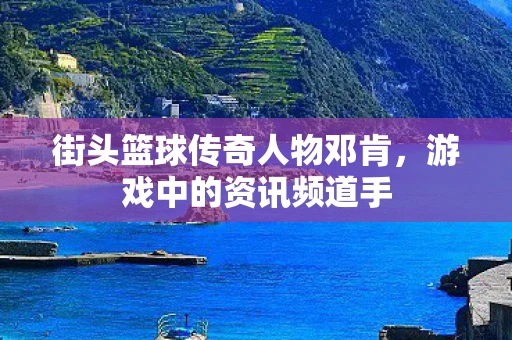 街头篮球传奇人物邓肯，游戏中的资讯频道手
