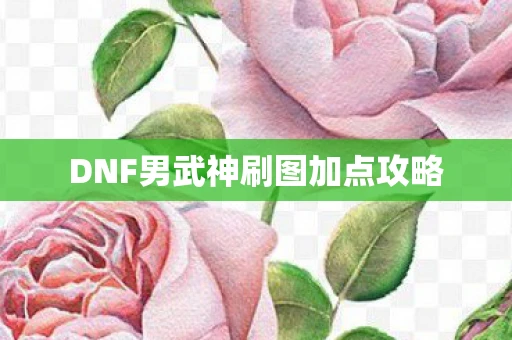 DNF男武神刷图加点攻略