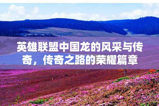 英雄联盟中国龙的风采与传奇，传奇之路的荣耀篇章