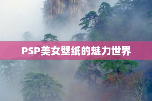 PSP美女壁纸的魅力世界