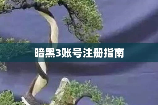 暗黑3账号注册指南图片