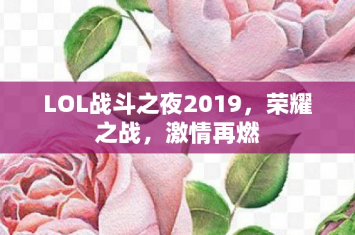 LOL战斗之夜2019，荣耀之战，激情再燃
