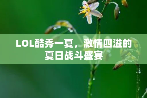 LOL酷秀一夏，激情四溢的夏日战斗盛宴