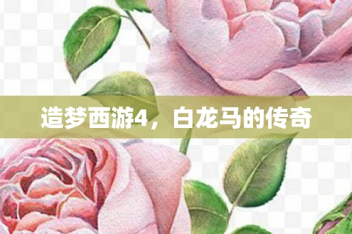 造梦西游4，白龙马的传奇
