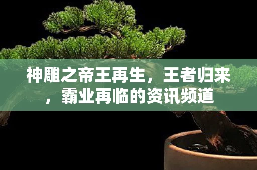 霸业再临的资讯频道图片