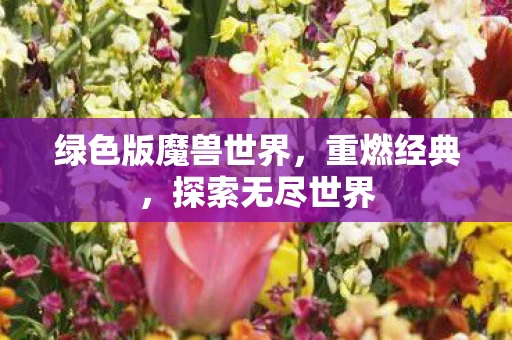 绿色版魔兽世界，重燃经典，探索无尽世界