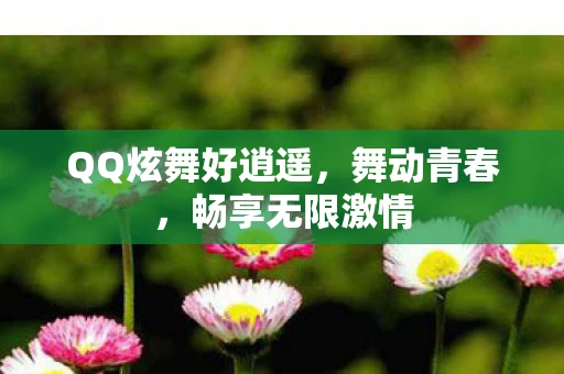 QQ炫舞好逍遥，舞动青春，畅享无限激情
