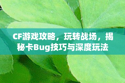 CF游戏攻略，玩转战场，揭秘卡Bug技巧与深度玩法