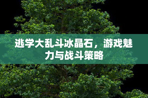逃学大乱斗冰晶石，游戏魅力与战斗策略