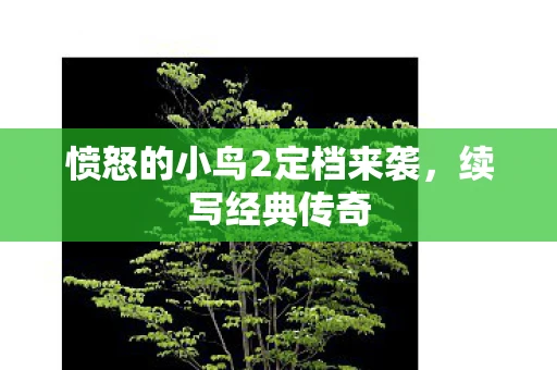 愤怒的小鸟2定档来袭，续写经典传奇