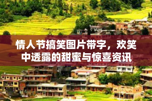 情人节搞笑图片带字，欢笑中透露的甜蜜与惊喜资讯