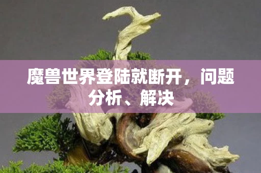 魔兽世界登陆就断开图片