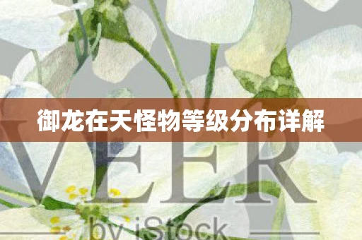 御龙在天怪物等级分布详解