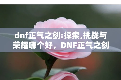 dnf正气之剑:探索,挑战与荣耀哪个好，DNF正气之剑，探索、挑战与荣耀