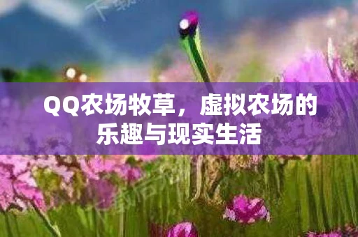 QQ农场牧草，虚拟农场的乐趣与现实生活