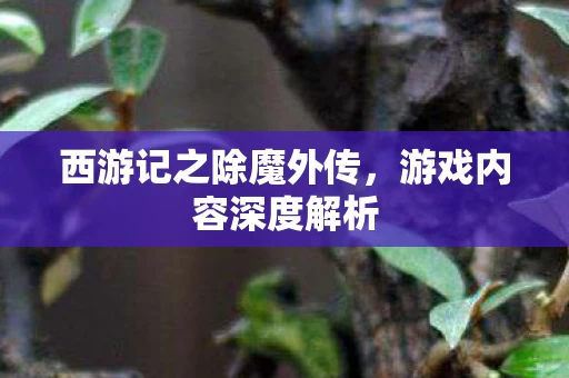 西游记之除魔外传图片