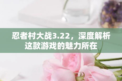 忍者村大战3.22，深度解析这款游戏的魅力所在