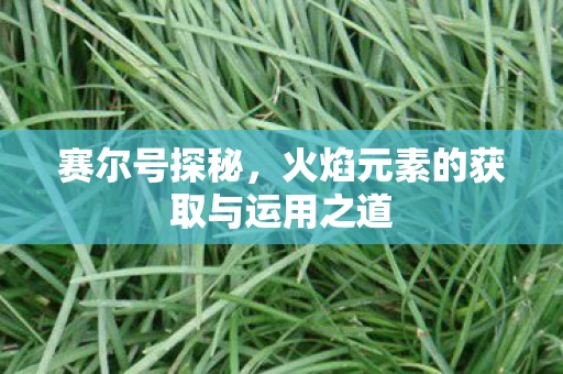 赛尔号探秘，火焰元素的获取与运用之道