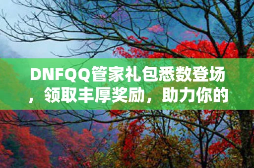 DNFQQ管家礼包悉数登场，领取丰厚奖励，助力你的冒险之旅