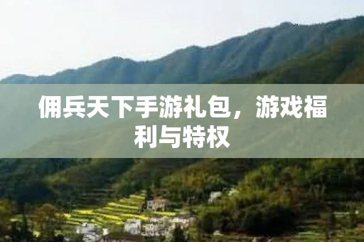 佣兵天下手游礼包，游戏福利与特权