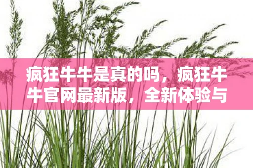 疯狂牛牛是真的吗，疯狂牛牛官网最新版，全新体验与特色功能详解