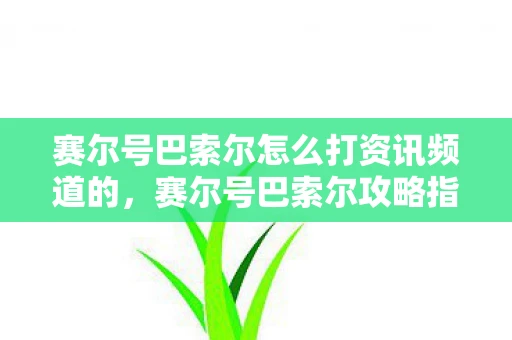 赛尔号巴索尔怎么打资讯频道的，赛尔号巴索尔攻略指南，轻松战胜巴索尔，掌握游戏胜利之道！