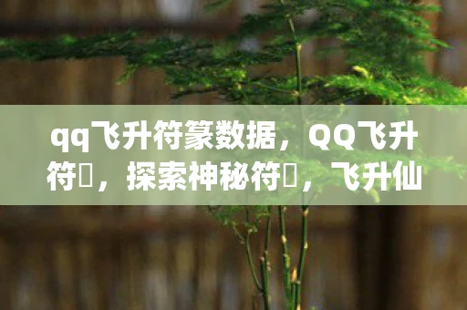 qq飞升符篆数据，QQ飞升符箓，探索神秘符箓，飞升仙界之路
