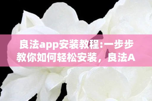 良法app安装教程:一步步教你如何轻松安装，良法APP安装教程，一步步教你如何轻松安装