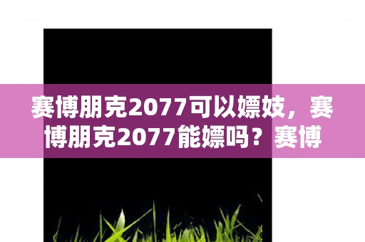 赛博朋克2077可以嫖妓，赛博朋克2077能嫖吗？赛博朋克2077中的性爱与嫖文化探讨
