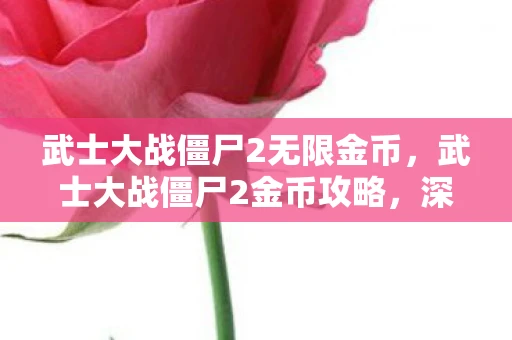 武士大战僵尸2无限金币，武士大战僵尸2金币攻略，深度解析金币策略与游戏技巧