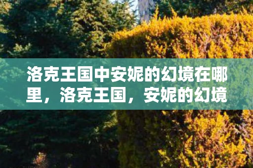洛克王国中安妮的幻境在哪里,洛克王国,安妮的幻境位置揭秘 洛克王国中安妮的幻境在哪里,洛克王国,安妮的幻境位置揭秘