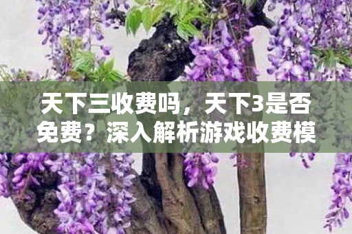 天下三收费吗,天下3是否免费?深入解析游戏收费模式及相关内容 天下三收费吗,天下3是否免费?深入解析游戏收费模式及相关内容