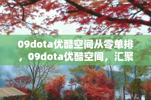 09dota优酷空间从零单排，09dota优酷空间，汇聚游戏魅力，回顾经典瞬间