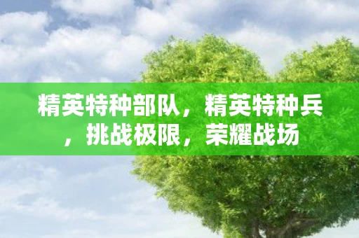 精英特种部队，精英特种兵，挑战极限，荣耀战场