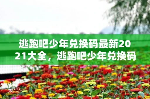 逃跑吧少年兑换码最新2021大全，逃跑吧少年兑换码最新2022游戏福利盛宴正式开启！