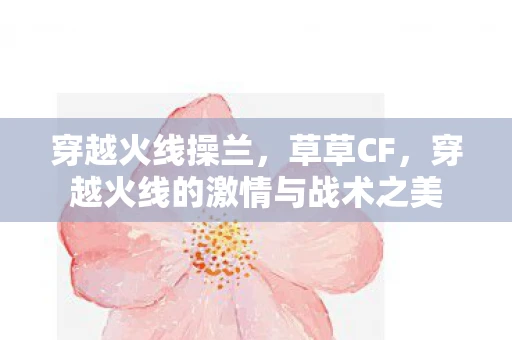 穿越火线操兰,草草CF,穿越火线的激情与战术之美 穿越火线操兰,草草CF,穿越火线的激情与战术之美