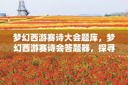 梦幻西游赛诗大会题库，梦幻西游赛诗会答题器，探寻诗意江湖的奥秘