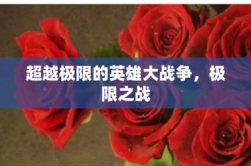 超越极限的英雄大战争图片