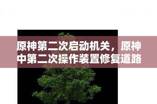 原神第二次启动机关，原神中第二次操作装置修复道路攻略