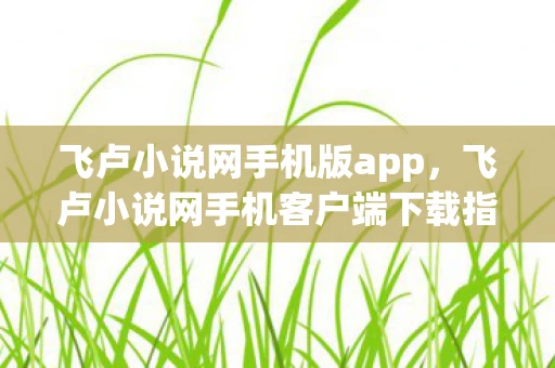 飞卢小说网手机版app，飞卢小说网手机客户端下载指南，轻松阅读，尽享便捷体验