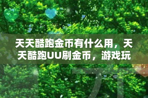 天天酷跑金币有什么用，天天酷跑UU刷金币，游戏玩法与策略深度探讨