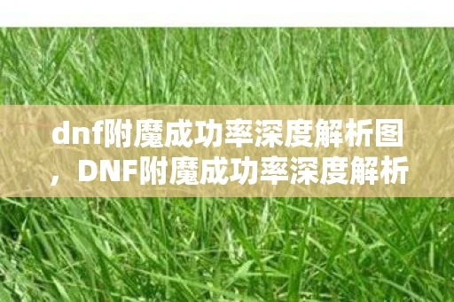 dnf附魔成功率深度解析图，DNF附魔成功率深度解析