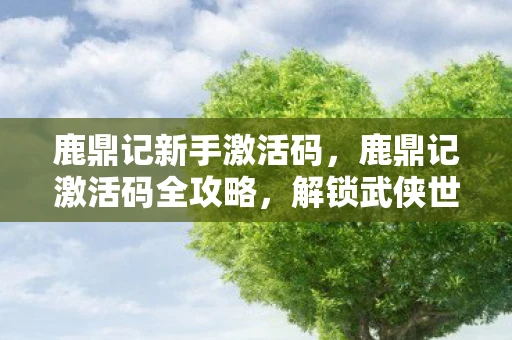 鹿鼎记新手激活码，鹿鼎记激活码全攻略，解锁武侠世界的秘密