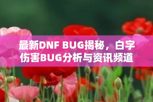 白字伤害BUG分析与资讯频道图片