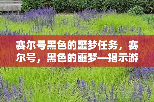 赛尔号黑色的噩梦任务，赛尔号，黑色的噩梦—揭示游戏背后的神秘面纱