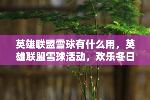 英雄联盟雪球有什么用,英雄联盟雪球活动,欢乐冬日,一起开雪球赢好礼! 英雄联盟雪球有什么用,英雄联盟雪球活动,欢乐冬日,一起开雪球赢好礼!